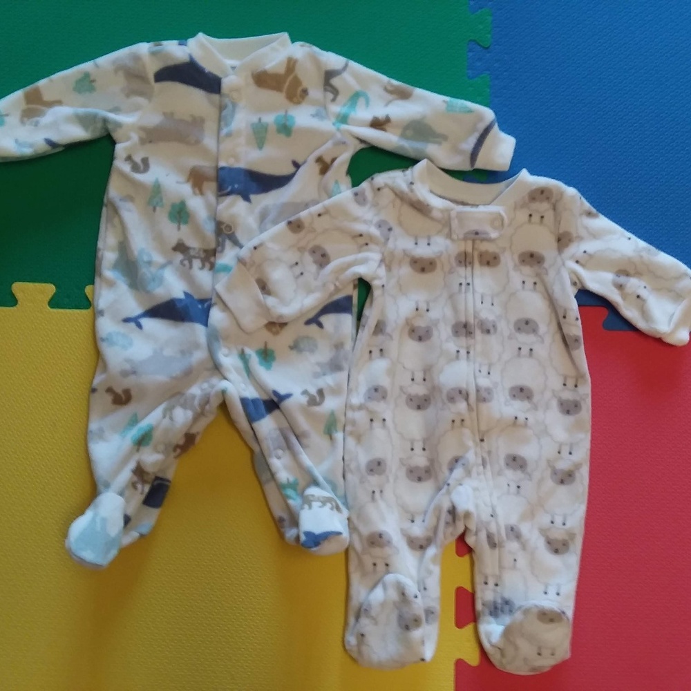 Newborn Fleece Footies